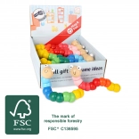 Ohybná drevená húsenica SMALL FOOT