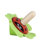 Detoa drevená káča s plstou lienka