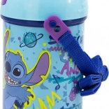 Detská fľaša s popruhom Stitch 450 ml