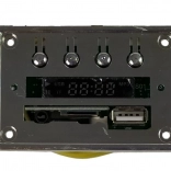 Hudobný panel do auta na akumulátor