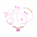 Módny set s motýlikmi – detská sada šperkov a vlasových doplnkov