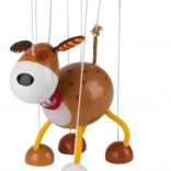 Drevená bábka psík GOKI