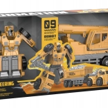 Transformujúca sa nákladná automobilová žeriav - robot