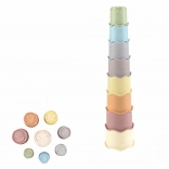 Stohovacia veža kelímkov s vlnkami 40,8 cm