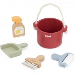 Drevená upratovacia sada s vedrom a doplnkami POLARB od VIGA