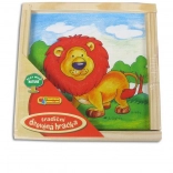 Drevené kocky Zvieratká 2 druhy