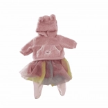 Suknička pre bábiku s mikinou PLEJO 40 - 43 cm