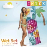 Nafukovacia matrac do vody 183 × 69 cm s tropickou potlačou