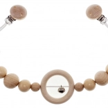 Hess retiazka na kočík s rolničkou prírodná dlhá