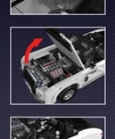 Stavebnica biely kabriolet MOULD KING (1688 dielikov)