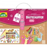 Kreatívny kufrík pre malých kutilov, ružový