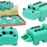 Natahovacia kúpeľová hračka krokodíl zelený