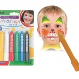 Farby na tvár v tyčinke – sada 6 farieb