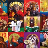 Puzzle čínsky kalendár 1000 dielikov