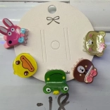 Sada detských sponiek do vlasov so zvieratkami