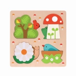 Petit Collage vkladacie puzzle - To je môj domov