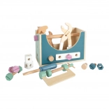 Drevená debnička s náradím 2v1 Nordic