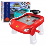Manuálny simulátor jazdy – červený vzdelávací stolík