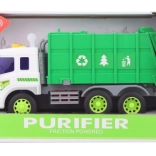 Smetiarske auto na batérie so svetlami a zvukmi