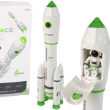 Kozmická raketa s dymom, svetlami a zvukmi pre deti