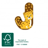 Drevené písmeno J Small Foot