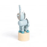 Bigjigs Toys Drevené mačkacie zvieratko Safari Slon