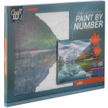 Diamantové maľovanie - Jazero 40x50 cm