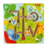 Lucy & Leo Slnečné údolie – drevený motorický labyrint