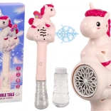 Stroj na výrobu mydlových bublín Pink Unicorn Wand