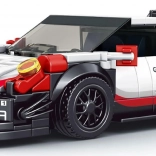 Stavebnica športové auto 349 dielikov – biele