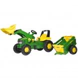 Traktor na šliapanie John Deere s prívesom Rolly Toys