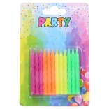 Neónové sviečky 24 ks