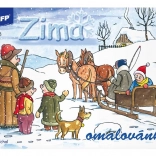 Omaľovánky zima MFP A5