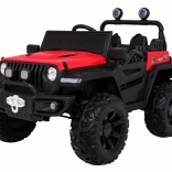 Detské elektrické auto Master of Terrain 4x4 – červené