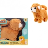 Chodiaca plyšová opica na batérie