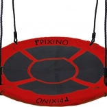 Hojdací kruh "čapí hniezdo" PIXINO červený