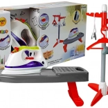 Detská sada žehličky na batérie s doskou a vešiakom