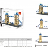 Stavebnica Budovy TOWER BRIDGE 1054 dielikov