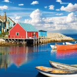 Puzzle EUROGRAPHICS Peggy's Cove, Nové Škótsko – 1000 dielikov
