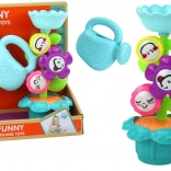 Detská kúpace hračka Kvety a Kanvička farebné