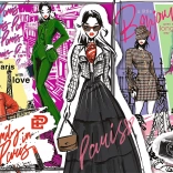 Puzzle Emily in Paris: módna inšpirácia 1000 dielikov