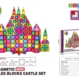 Farebná magnetická stavebnica 150 dielov