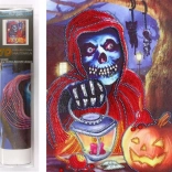 diamantové maľovanie 7D halloween 30 × 40 cm