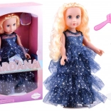 Bábika ARIANA v plesových šatách s hviezdičkami