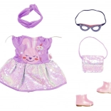 Baby Born šaty k 43cm bábike - Set na narodeninovú oslavu