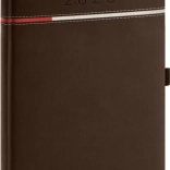 Týždenný diár Tomy hnedo-červený 2026