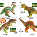 mäkký dinosaurus so zvukom 38 cm – 4 druhy