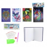 Kreatívny diamantový denník 14,5 × 21 cm – sada s nalepovacími kamienkami