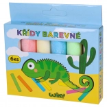 Farebné chodníkové kriedy 6 ks