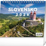 Stolový kalendár Rozprávkové Slovensko 2026